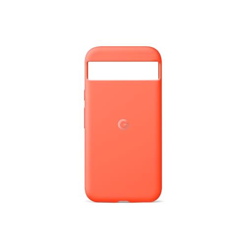Coque Google Pixel 8a silicone anti-tache durable couleur Corail