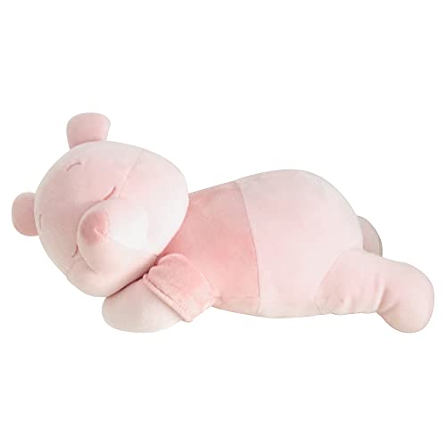 くまのプーさん ミニ添い寝枕 パステル ピンク 抱き枕 クッション ピロー Sサイズ