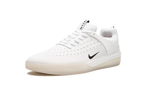 Nike SB Zoom Nyjah 3 Skate Shoes (DJ6130-100, White/Summit White/Hyper Pink/Black) Size 7.54