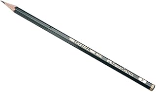 Faber-Castell 2H Castell 9000 Graphite Single Pencil, Green