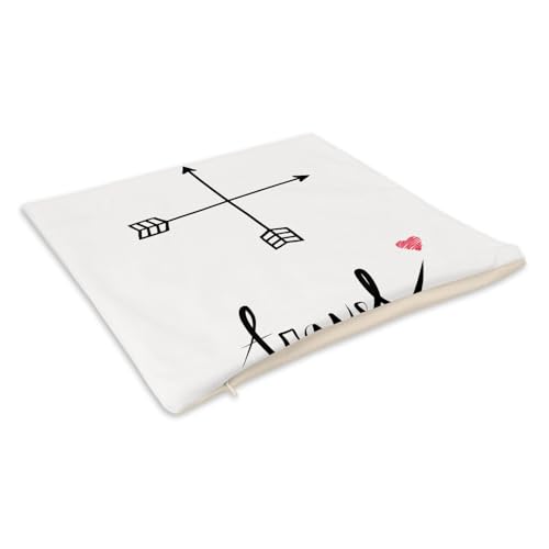 Coussin Velours Blanc Qualité Premium Visite Le Monde 40x40 - 3