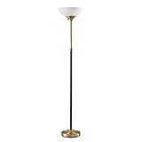 Adesso 4208-21 Bergen Torchiere, Black