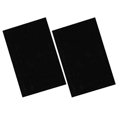 Milisten 2pcs Jewelry Ring Display Foam Pad Insert Black Jewelry Travel Ring Inserts Display Pads Box s Showcase Trays Supplies