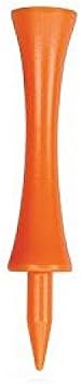 2 3/4" Orange Plastic Step Down Golf Tees (300 Count)