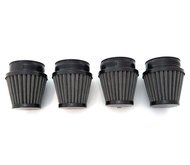 Black Air Filter Pod - 54mm - Set of 4 - Fits Honda CB650/750/900/1000/1100