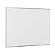 BoardsPlus Economy Magnetisches Whiteboard, 88 x 58 cm mit lackierter, trocken abwischbarer Stahloberfläche und Rahmen aus grauer Tech-Legierung
