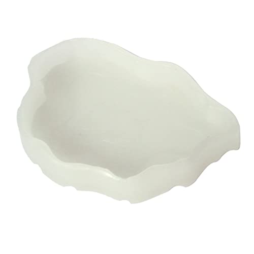 Tortue Alimentation Boîte Mangeoire Reptile bol de nourriture plateau de vers de terre petit bol d'eau de nourriture en plastique bol d'eau de taupe bol d'eau Boîte d'élevage de Reptiles ( Color : Nig