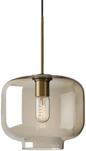 Chandelier en verre E27 au design créatif et minimaliste pour intérieur