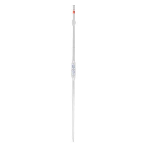 Brouwland - Pipette volumétrique avec 1 trait de jauge et boule de sécurité, 10 ml