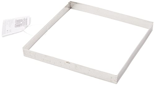 LACOR 68560 Cercle Carre perforé Acier Inoxydable Gris 20 cm