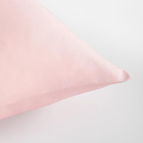 FLXXIE Microfiber Pillow Cases Queen Size Set of 2, Soft Pillowcases with Envelope Closure, Wrinkle Resistant Pillow Covers, 20x30, Blush Pink