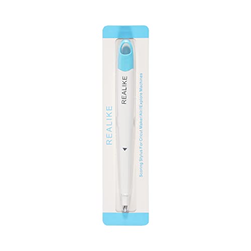 REALIKE Stylus Scoring for Cricut Maker 3/Maker/Explore 3/Air 2/Air/One Stylus Scoring Tool Pen for Folding Cards Envelopes Boxes 3D Creations