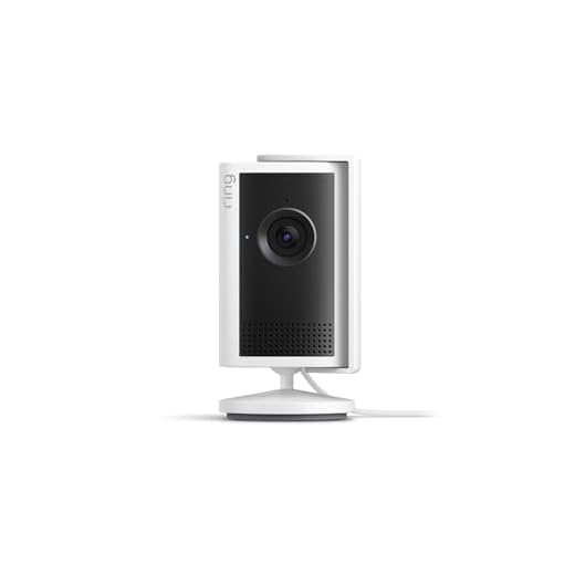 Ring Caméra intérieure Plus (Indoor Camera Plus, nouvelle génération) | Caméra de surveillance secteur, Retinal 2K, zoom 4x, cache d'objectif manuel | Essai gratuit de 30 jours d'abonnement Ring