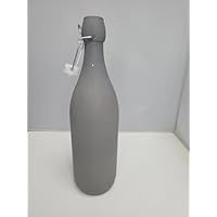 thumbnail: KWARE Glazen Fles 1 Liter Met Swing-top Dop – Vintage Stijl Voor Likeur, Olie, Sap | Blauwe Bierfles