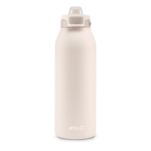 Image of Ello Pop & Fill Insulated Stainless Steel Water Bottle with Quick Fill Lid, Leakproof Locking, Sip or Chug Spout, BPA-Free, Double Wall Vacuum Insulated for Sports, Travel & School- 22oz / 32oz / 40oz