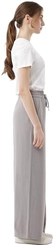 May You Be Women’s Light-Weight Palazzo Wide Crinkle Pants with Adjustable Strap4