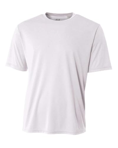 Mens Rash Guard Surf Swimwear Swim Shirt SPF Sun Protection Loose Fit Fitting White,White,Small