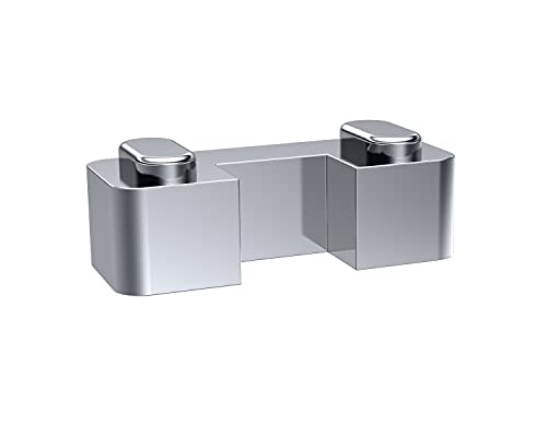 Image of nuie WRSF003 Accessory Modern Bathroom Wetroom Screen Horse Shoe Support Foot, 45mm x 44mm x 30mm, Chrome