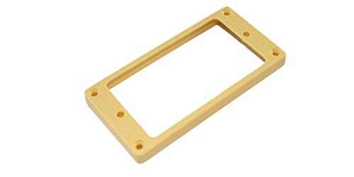 ALLPARTS (I[p[c) nobJ[pGXJbVZbg PC-6733-028 Cream Curved Humbucking Pickup Ring Set for EP
