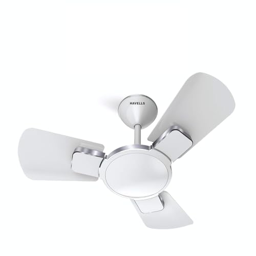 Image of Havells Enticer ES 600mm Decorative, Dust Resistant, High Speed Ceiling Fan (Pearl White Chrome)