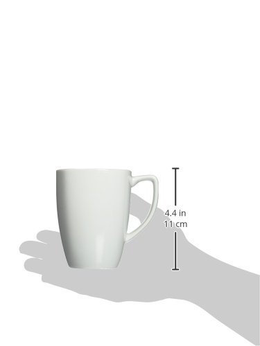 Corelle Square 12-Ounce Mug, Pure White (Set Of 4), 4 Count (Pack Of 1) #TOP1
