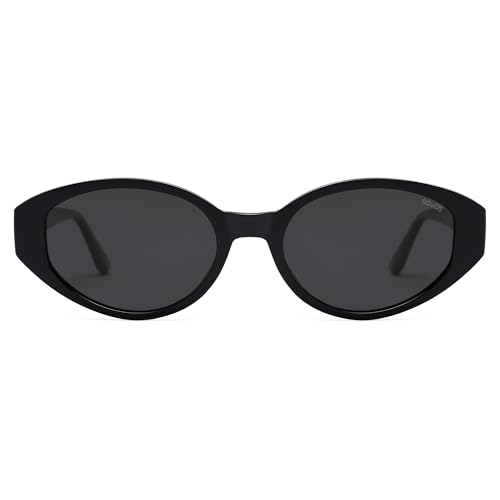 SOJOS Retro Oval Polarized Sunglasses for Women Chic Cat Eye Trendy Vintage Shades UV400 Protection3