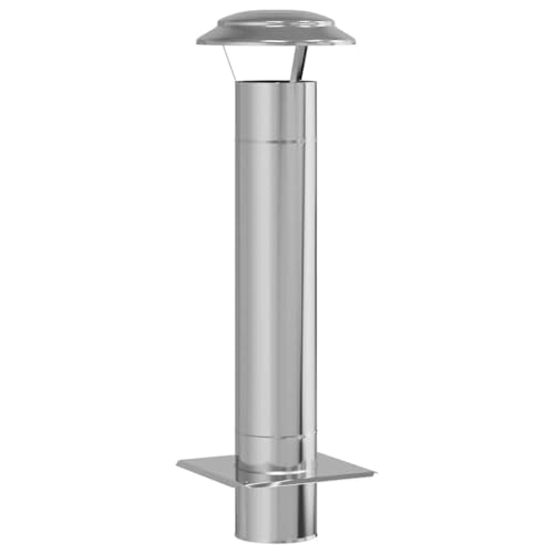 vidaXL Kaminverlängerung Silber 25 x 25 x 82 cm Edelstahl, Garten und Terrasse, Coole Kamin-Accessoires, wetterfester Schornstein, tragbare Heizverlängerung, Wärme im Freien vidaXL Kaminverlängerung Silber 25 x 25 x 82 cm Edelstahl, Garten und Terrasse, Coole Kamin-Accessoires, wetterfester Schornstein, tragbare Heizverlängerung, Wärme im Freien