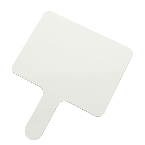 CONGARTENO Handheld Double-Sided Dry Erase Paddle Board with Comfortable Handle for Classroom Answer Games Whiteboard with Rounded Edges Safe and Easy to Use for Students and Teachers