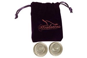 Clear High Heel and Stiletto Shoes Protectors with Free Carry Pouch (One Size, 1, Count)
