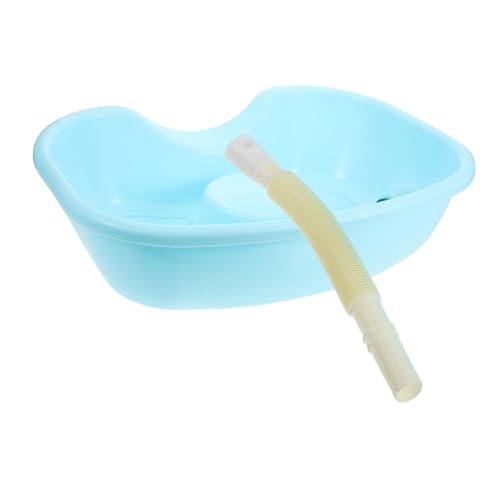 FOMIYES Portable Shampoo Basin for Bedridden Patients Hair Washing Tray for Elderly Comfortable Neck Support for Easy Hair Care at Home and Hospital