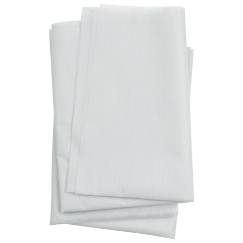 Teuyoe Interfaz De Planchado Para Costura, Tela De Interfaz Fusible, No Tejida, Ligera, Fusible, Para Costura, Interfaz Fusible De Una Sola Cara, Ligera Blanco