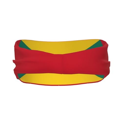 Image of Cute Flag Headbands Women Men Flag Sweatband Sports Headband for Running, Cycling, Yoga Gym, Working Out