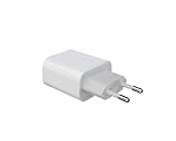 Watio Wave USB-Ladegerät - Reiseladegerät mit 3 Anschlüssen, Typ-C-Kabel, 18 W, Weiß und kompaktes Design, ideal zum Mitnehmen