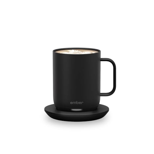 Image of Ember Temperature Control Smart Mug 2, 10 Oz, App-Controlled Heated Coffee Mug with 80 Min Battery Life and Improved Design, Black