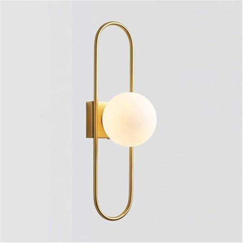 Genérico Lámparas de pared compatibles con la sala de estar - Lámpara de pared Planet Lámpara de pared de cobre minimalista moderna Lámparas de iluminación de montaje en pared,Lámpara de araña