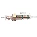 TUXING PCP Paintball Fill Probe 8-8.9mm Replacement Adapter Quick Disconnect Brass Straight Stem Air Tool Fittings 1Piece/lot
