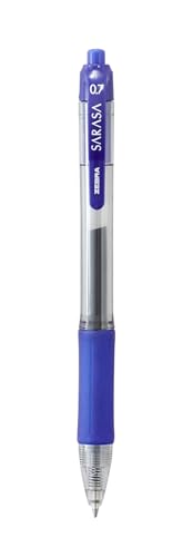 Bolígrafos Gel Retráctiles Zebra Sarasa Azul 12 Unidades miniatura 1