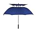 Générique Parapluie Homme Parapluies Grand Parapluie De Golf 62 Pouces Ventilé, Coupe-Vent, Ouverture Automatique, Double Auvent, Durabilité Surdimensionnée (Color : A, Size : 108cm)