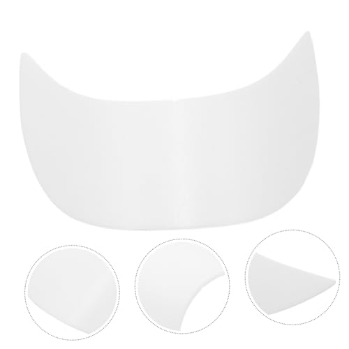 VALICLUD 10pcs Boy Girl Hat Bump Cap Brim Liner Insert Shaper for Baseball Sports Visor Cap Accessories White3