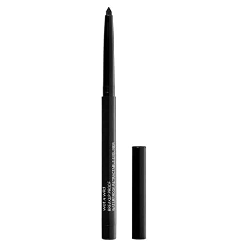 Wet n Wild, Megalast Retractable Eyeliner, Gel Eyeliner con Effetto Finito Intenso e Duraturo Fino a 16 Ore, Makeup per Occhi, Formula Pigmentata e a Prova di Macchie, Blackest Black