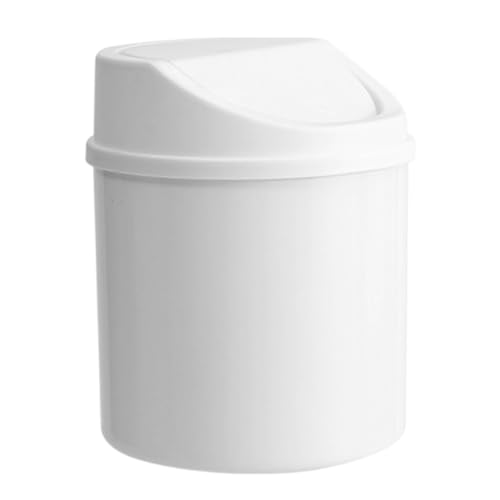 Minicascajo de basura con tapa basculante pequeño para mesa