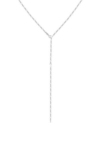 Elli Halskette Damen Figarokette Y-Kette Trend Verstellbar in 925 Sterling Silber