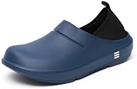 HUHV Clog Recovery Comfort Slip-on with Drop-Back Heel Navy Unisex Men's 6 / Women's 8