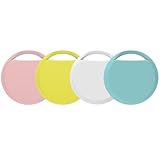 Air Tracker Tags 4 Pack Smart Tag Bluetooth Trackers Work with Apple Find My (iOS Only), Lightweight Tag...