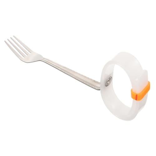 COOLHIYA Weighted Utensils Flatware Built up Utensils for Adults Disabled People Utensils Anti-Slip Adaptive Fork Portable Fork Portable Adult Fork Equipment Plastic Shockproof Elderly