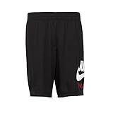 Nike Boy`s Air Jordan Jumpman Classics Shorts, Black/White/Maroon, M