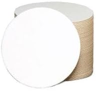 DTR Solutions Round Fiberboard Coasters - 4 Inch Round, Qty 500 Plain White