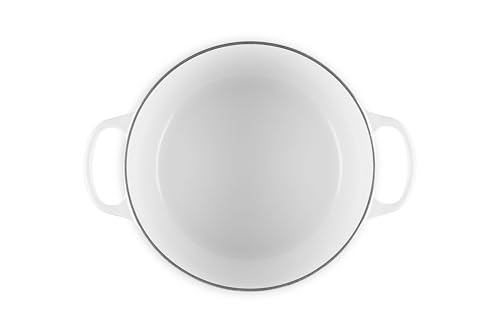 Image of Le Creuset Enameled Cast Iron Signature Deep Round Oven, 6.5 qt., White