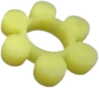Amortiguadores de uretano elastómero for acoplamiento de mordaza D038 MT6/MT7 - Paquete de 2 amortiguadores antideslizantes for maquinaria y construcción(140x64x30mm)
