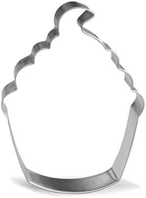 Keewah Cupcake Cookie Cutter - 4.1 x 3 inch - Stainless Steel image 3